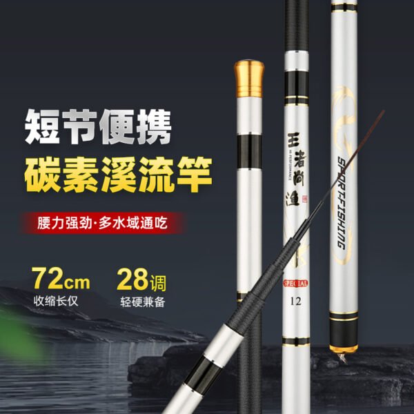 Wangzhe Shangyu Stream Fishing Rod (Silver) - Image 2