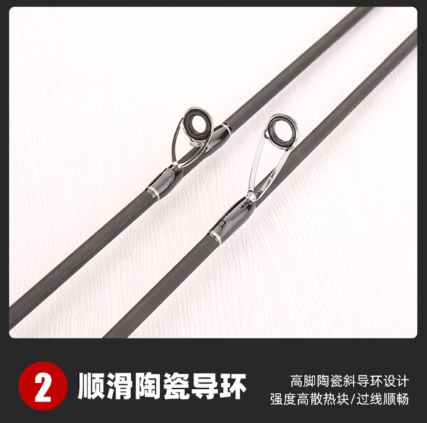 Carbon Handle Silver Minnow Rod - Image 5