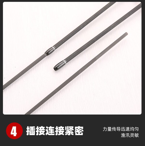 Carbon Handle Silver Minnow Rod - Image 6