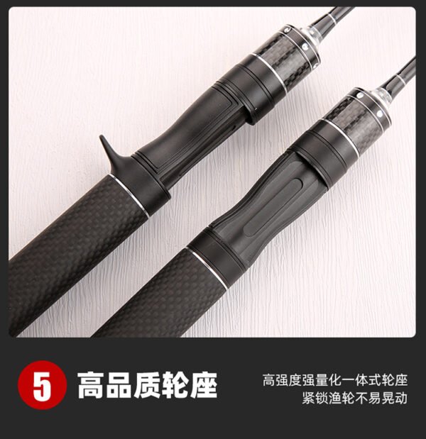 Carbon Handle Silver Minnow Rod - Image 8