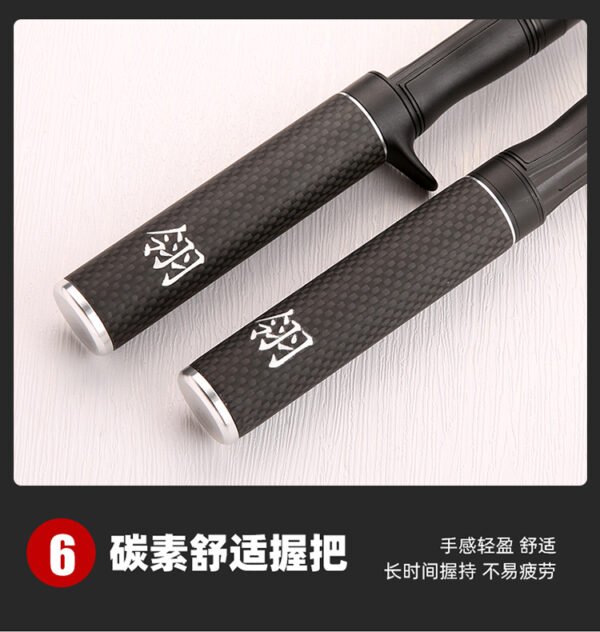 Carbon Handle Silver Minnow Rod - Image 9