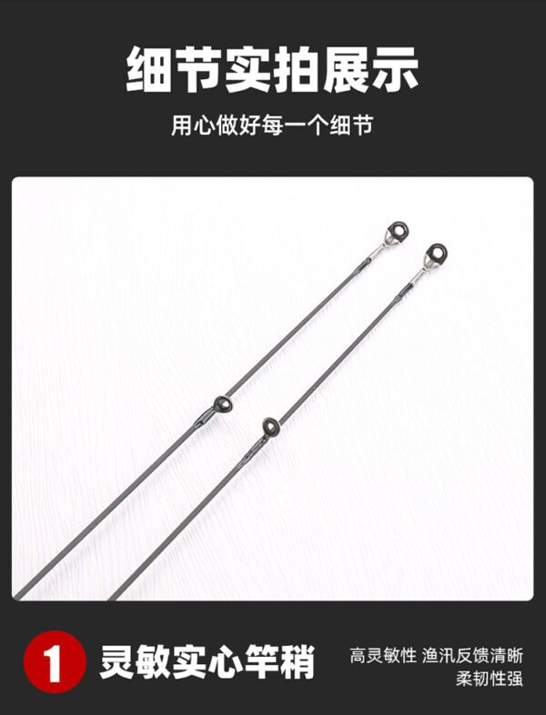 Carbon Handle Silver Minnow Rod - Image 4
